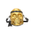 3D Bags Gold Skull Cross Body Shoulder Bag Mini Handle Handbags - RUTH'S PLUG