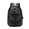 3D Backpack 3D modeling Waterproof Studded Apeman Wild Backpack Hip Hop Rucksacks - RUTH'S PLUG