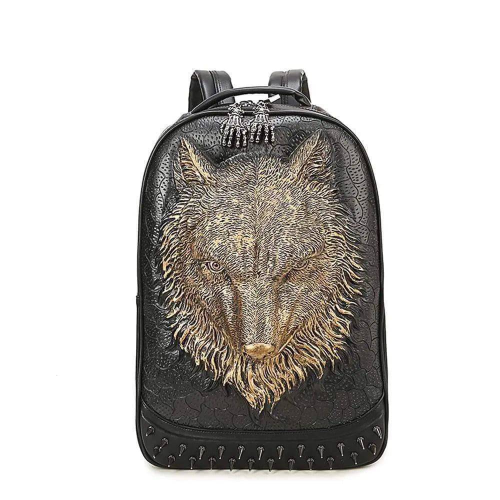 3D Backpack,3D Wolf Face Modeling backpack Without Hat - RUTH'S PLUG