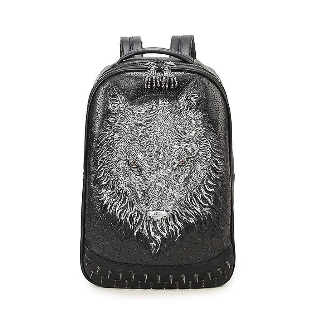 3D Backpack,3D Wolf Face Modeling backpack Without Hat - RUTH'S PLUG