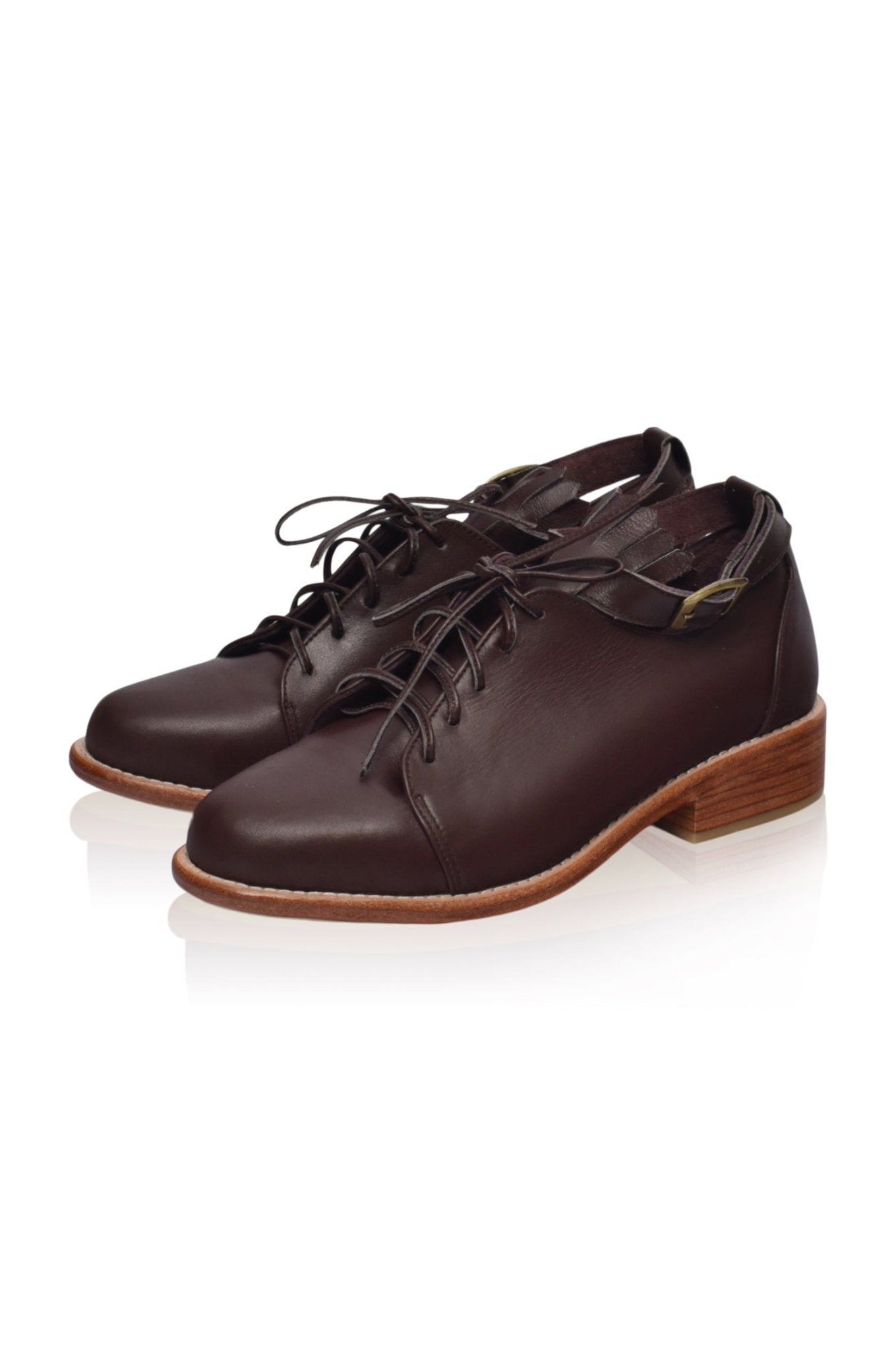 Boston Leather Oxfords - RUTH'S PLUG