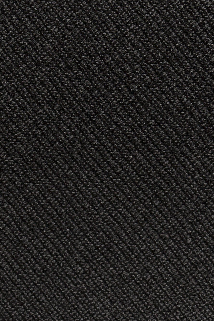 "Anthony" Black Vitale Barberis Italian Wool Tuxedo Pants - RUTH'S PLUG