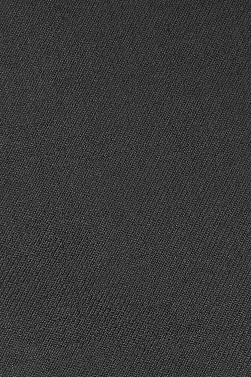 "Logan" Black Luxury Wool Blend Tuxedo Pants - RUTH'S PLUG